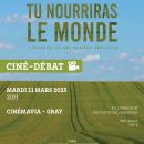 Ciné-Débat : "Tu Nourriras le Monde" au Cinémavia